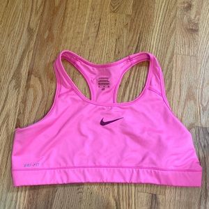 Pink Nike Sports Bra